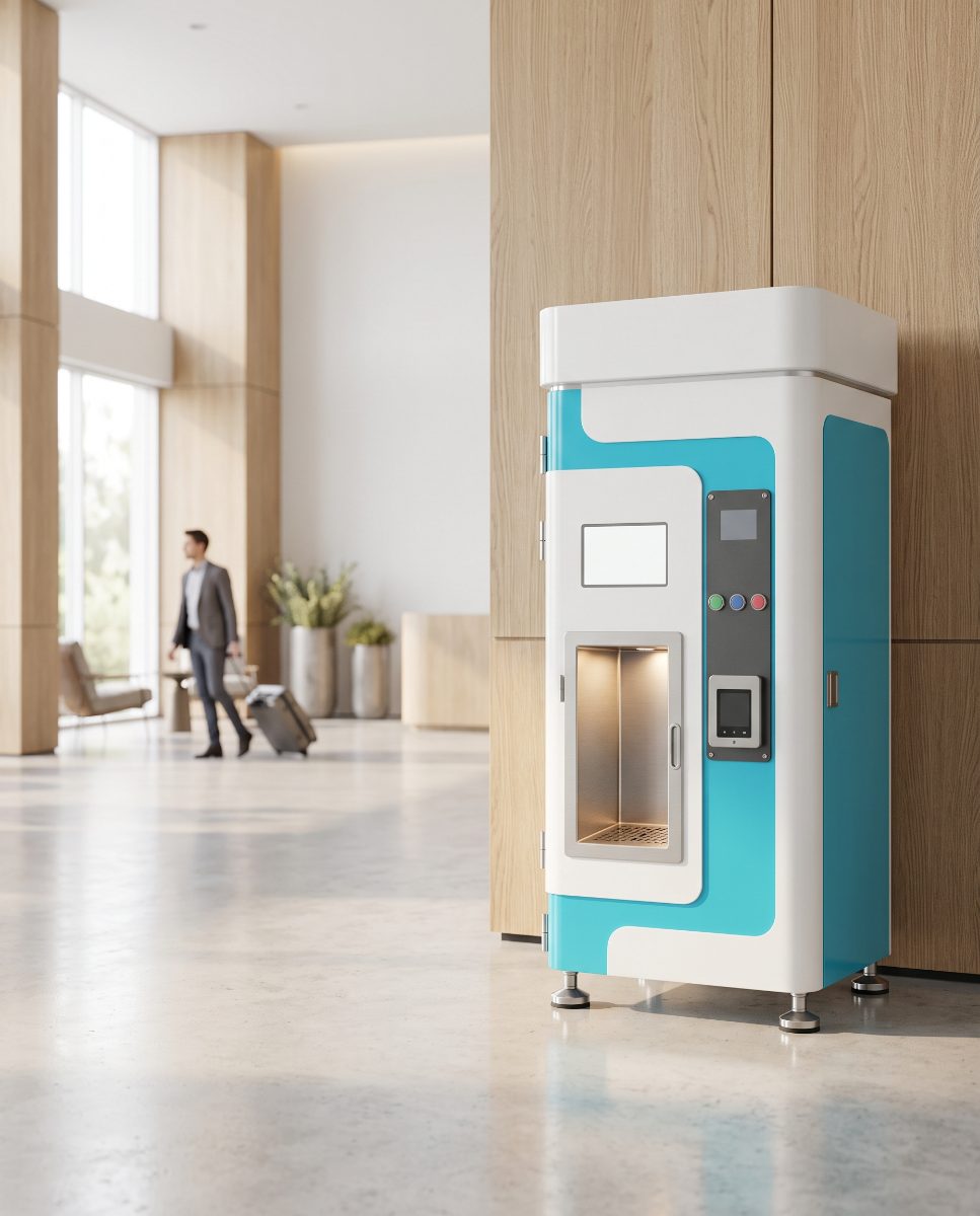 Gooodwater Station in einer Hotellobby